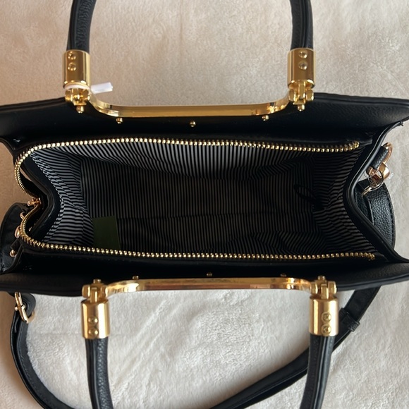 NWT, Le Bag Los Angeles Shoulder purse, Black - Picture 12 of 13